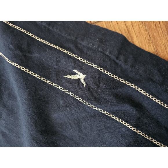 Lemon Grass Linen Blend Nautical Themed Bib Dress Women's Size 18/20 Sailboat - Picture 7 of 8